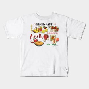 Rustic Kitchen Art E Kids T-Shirt